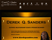 Tablet Screenshot of derekqsanders.com